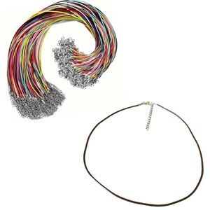 🔴 5 for $10 ONE Darker Brown Hemp Rope Necklace for Jewelry Making